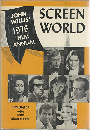 Beispielbild fr Screen World 1976, Vol. 27 zum Verkauf von Wonder Book