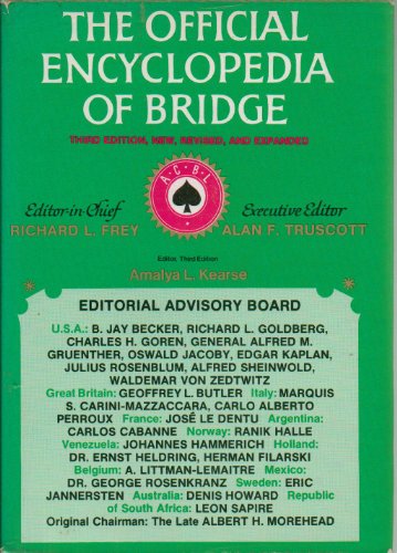 Beispielbild fr The Official Encyclopedia of Bridge zum Verkauf von Half Price Books Inc.