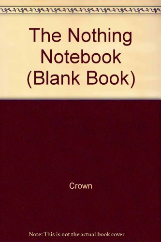 9780517531297: The Nothing Notebook (Blank Book)