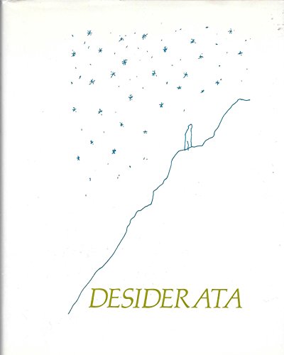 Beispielbild fr Desiderata zum Verkauf von Wonder Book