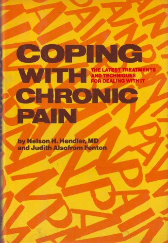 Imagen de archivo de Coping with chronic pain a la venta por Wonder Book