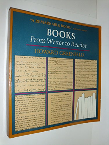 Imagen de archivo de Books from Writer to Reader a la venta por Better World Books: West