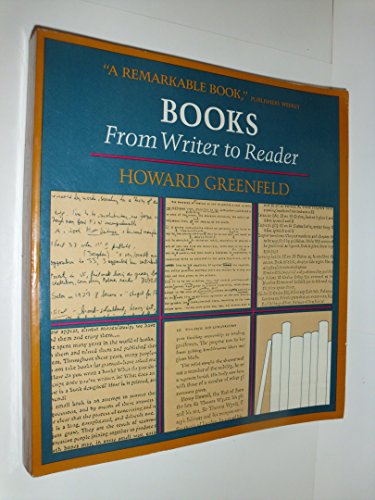 9780517534939: BOOKS FROM WRITER TO READER P