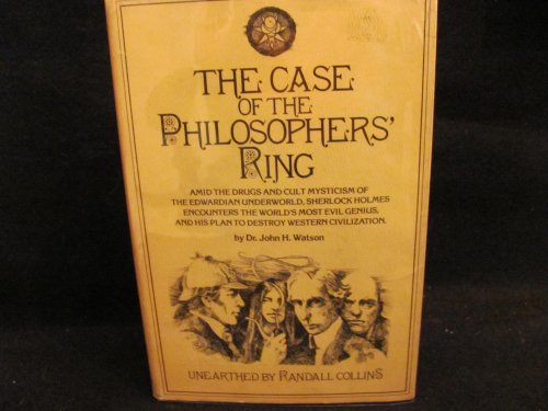 Stock image for The Case of the Philosophers' Ring by Dr. John H. Watson for sale by Books From California