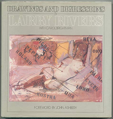 Beispielbild fr Drawings and Digressions by Larry Rivers (signed by artist) zum Verkauf von ANARTIST