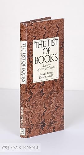Imagen de archivo de List of Books a la venta por Jenson Books Inc