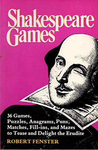 Beispielbild fr Shakespeare Games zum Verkauf von Basement Seller 101