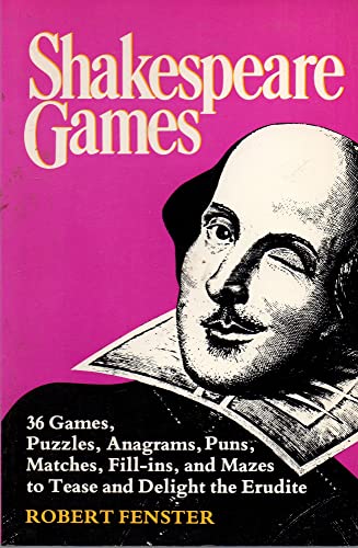Imagen de archivo de Shakespeare Games a la venta por Basement Seller 101