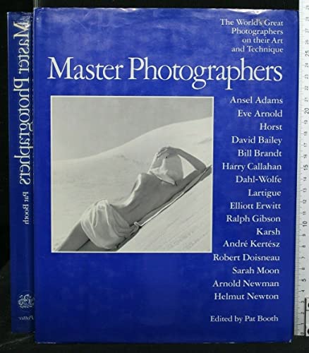 9780517550113: Master Photographers: The World's Greatest Photographers on Their Art and Technique