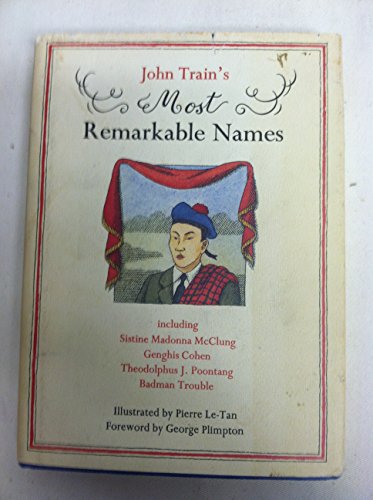 Stock image for John Train's Most Remarkable Names for sale by Wonder Book