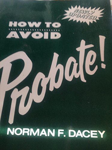 Stock image for HOW TO AVOID PROBATE NEWLY UPD for sale by SecondSale