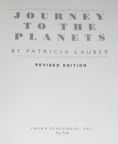 9780517565483: JOURNEY TO THE PLANETS REV ED