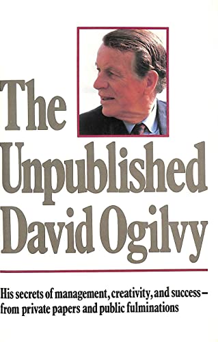 Beispielbild fr Unpublished David Ogilvy zum Verkauf von Bulk Book Warehouse