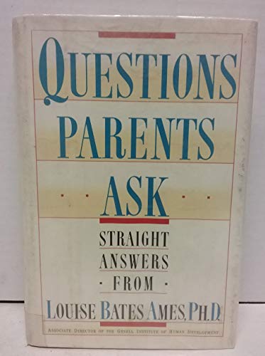 Imagen de archivo de Questions Parents Ask Straight a la venta por Wonder Book