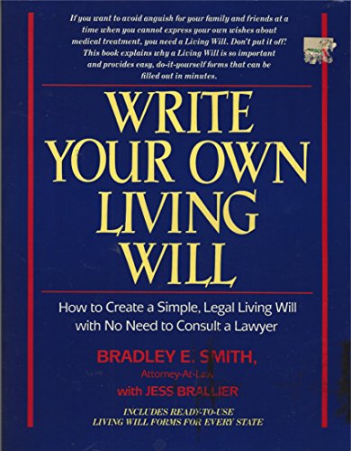 Beispielbild fr Write Your Own Living Will zum Verkauf von Better World Books