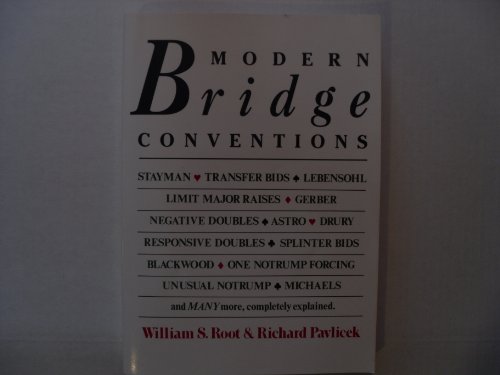 Imagen de archivo de Modern Bridge Conventions a la venta por Better World Books