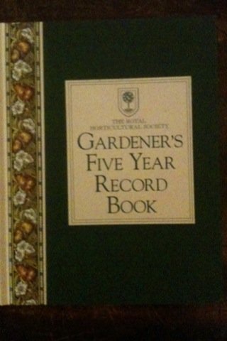 9780517589106: Royal Horticultural Society's 5-year Gardener's Journal