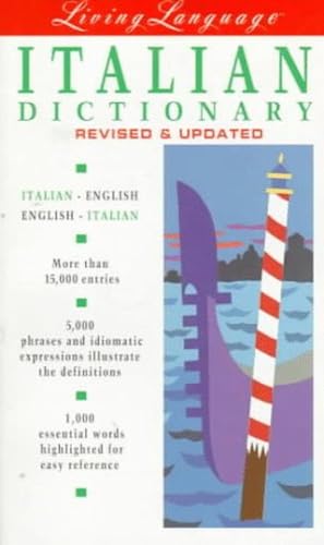 Stock image for Italian Dictionary Revised & Updated: Italian-English, English-Italian (Living Language) for sale by Wonder Book