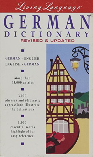 Imagen de archivo de German Dictionary : German-English/English-German: Living Language a la venta por AwesomeBooks