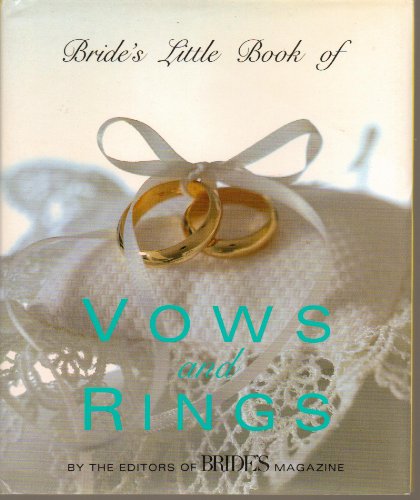 Beispielbild fr Bride's Little Book of Vows And Rings zum Verkauf von Wonder Book