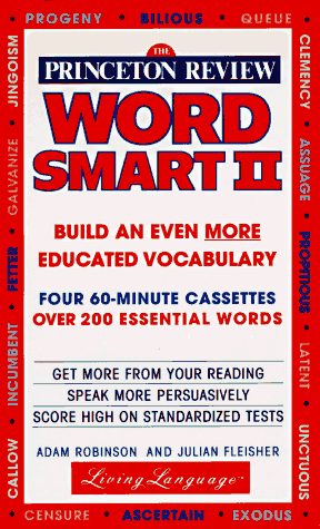 Beispielbild fr The Princeton Review Word Smart II Audio Program: How to Build an Even More Educated Vocabulary zum Verkauf von The Yard Sale Store