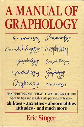 Beispielbild fr Manual Of Graphology zum Verkauf von Wonder Book