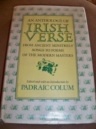 Imagen de archivo de Anthology of Irish Verse a la venta por Better World Books: West
