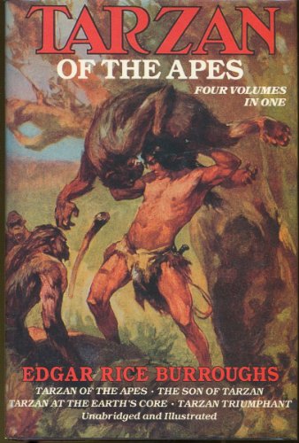 Imagen de archivo de Tarzan of the Apes: 4 Volumes in 1 a la venta por ThriftBooks-Atlanta