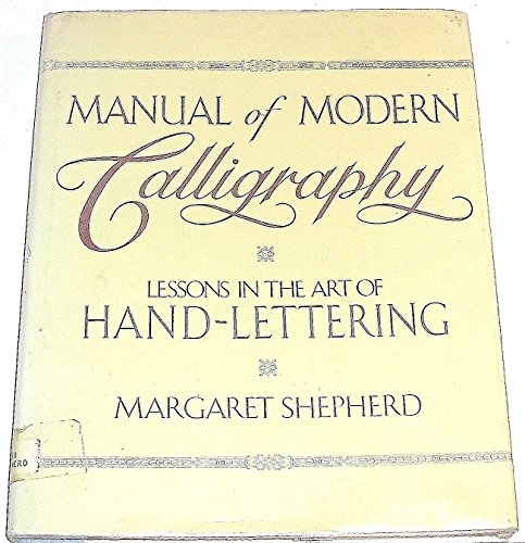 Beispielbild fr Manual Of Modern Calligraphy zum Verkauf von HPB Inc.