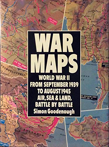Beispielbild fr War Maps, World War II zum Verkauf von Better World Books