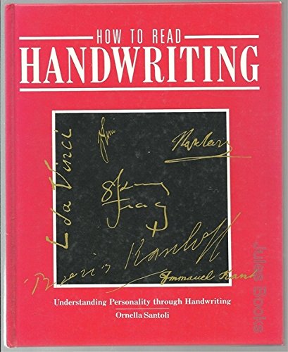 Beispielbild fr How To Read Handwriting zum Verkauf von Wonder Book