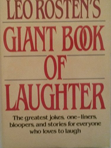 Stock image for Leo Rosten's Giant Book of Laugh for sale by HPB-Emerald