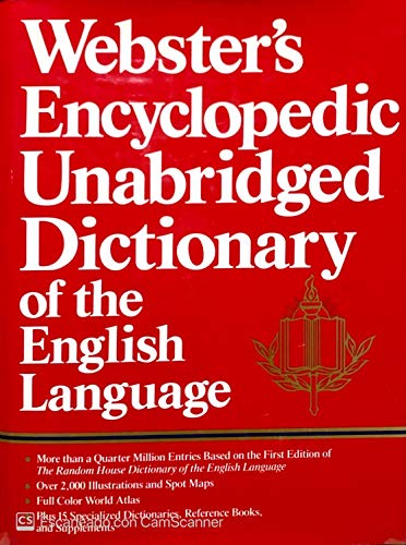 Imagen de archivo de Webster's Encyclopedic Unabridged Dictionary of the English Languagea a la venta por Your Online Bookstore