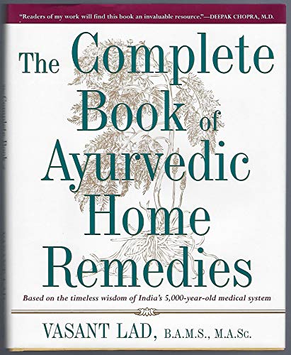 Stock image for The Complete Book of Ayurvedic Home Remedies for sale by Half Price Books Inc.