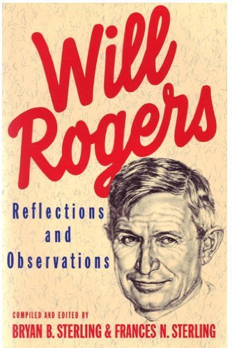 9780517880210: Will Rogers: Reflections And Observations