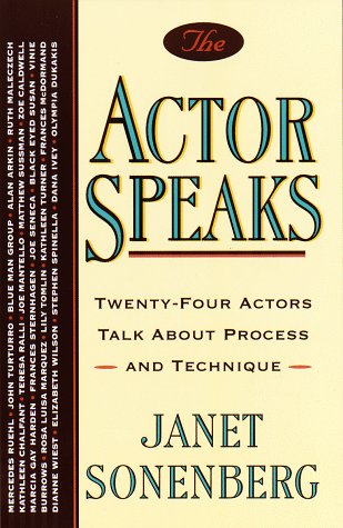 9780517883884: The Actor Speaks: Twenty-Four Actors Talk About Process and Technique