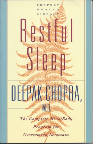 9780517884577: Restful Sleep: The Complete Mind/Body Program for Overcoming Insomnia