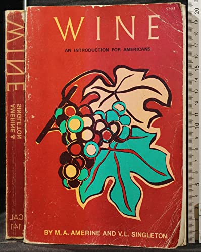 Beispielbild fr Wine: An Introduction for Americans zum Verkauf von Half Price Books Inc.