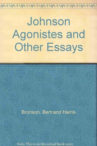 Stock image for Johnson Agonistes and Other Essays for sale by Better World Books: West