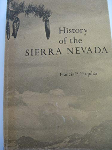 Beispielbild fr History of the Sierra Nevada zum Verkauf von ThriftBooks-Atlanta
