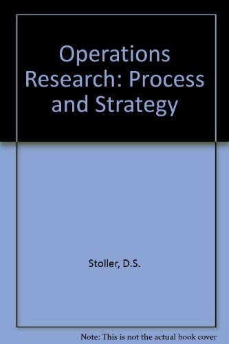 Operations Research: Process and...