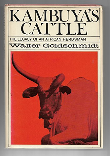 Imagen de archivo de Kambuya's Cattle : The Legacy of an African Herdsman a la venta por Better World Books