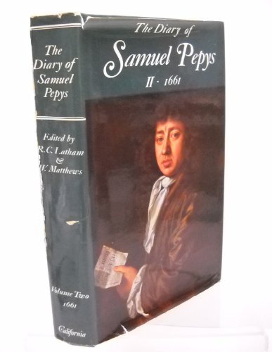 Imagen de archivo de The Diary of Samuel Pepys, Vol. 2: 1661 a la venta por Wonder Book