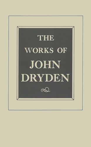 Stock image for The Works of John Dryden, Volume X: Plays: The Tempest, Tyrannick Love, An Evening's Love (Volume 10) for sale by Half Price Books Inc.