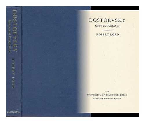 Imagen de archivo de Dostoevsky; Essays and Perspectives a la venta por Better World Books