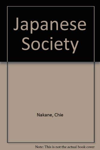 Imagen de archivo de Japanese society a la venta por SecondSale