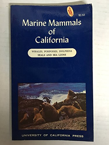 Imagen de archivo de Marine Mammals of California (California Natural History Guides) a la venta por Bluff Books