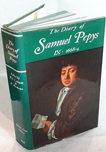 Imagen de archivo de The Diary of Samuel Pepys, Vol. 9: 1668-1669 a la venta por Irish Booksellers