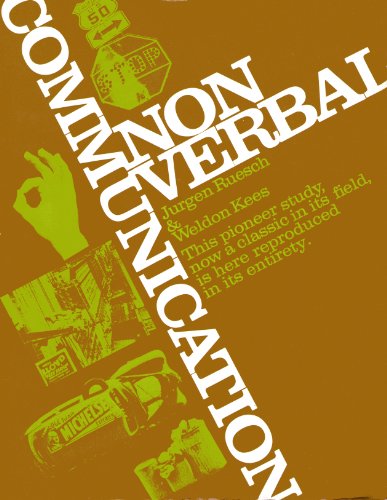 Beispielbild fr Nonverbal Communication : Notes on the Visual Perception of Human Relations zum Verkauf von Better World Books