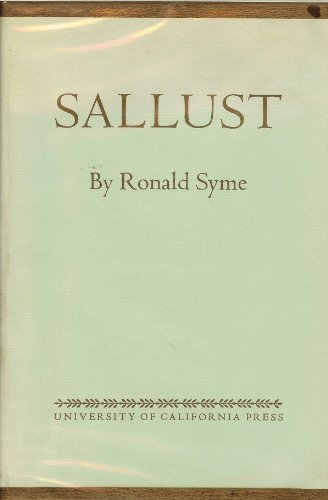 9780520023741: Sallust (Sather classical lectures-vol.33)